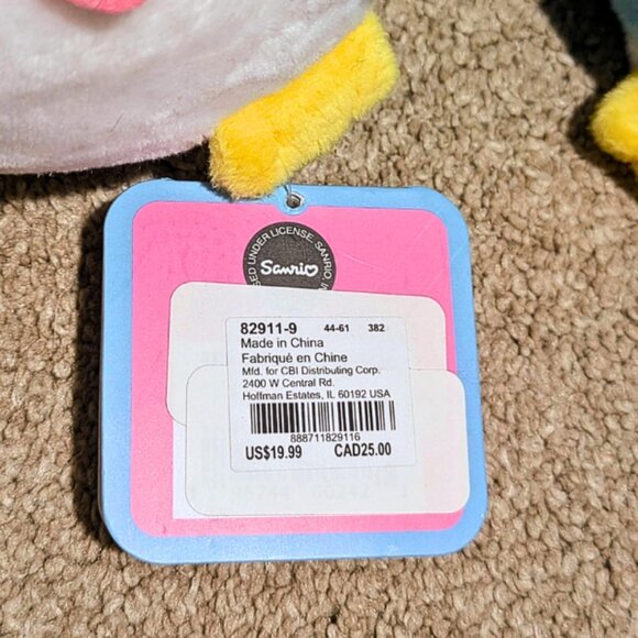 5" Reversible Sanrio Tuxedo Sam Hello Kitty & Friends Plushie by TeeTurtle - Picture 2 of 2